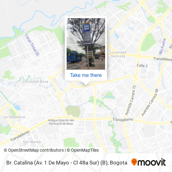 Br. Catalina (Av. 1 De Mayo - Cl 48a Sur) (B) map