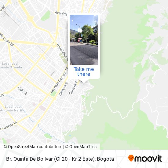 Br. Quinta De Bolívar (Cl 20 - Kr 2 Este) map