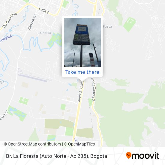 Mapa de Br. La Floresta (Auto Norte - Ac 235)