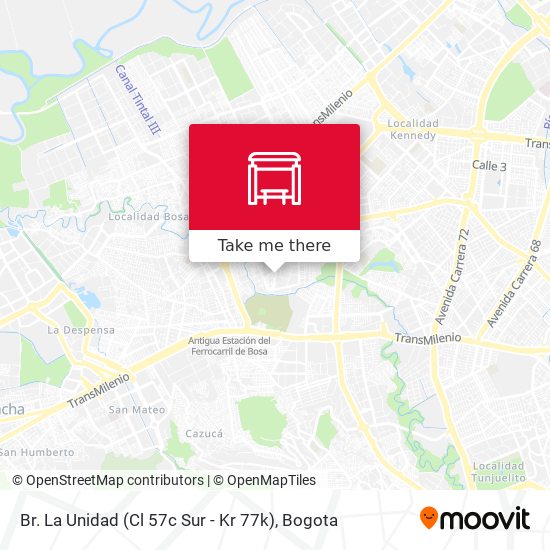Br. La Unidad (Cl 57c Sur - Kr 77k) map