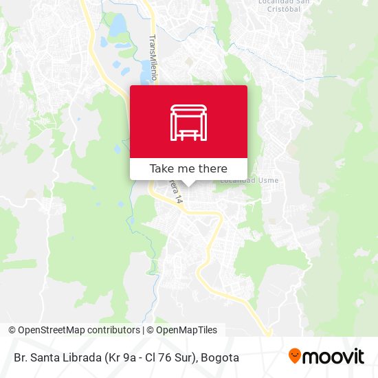 Br. Santa Librada (Kr 9a - Cl 76 Sur) map