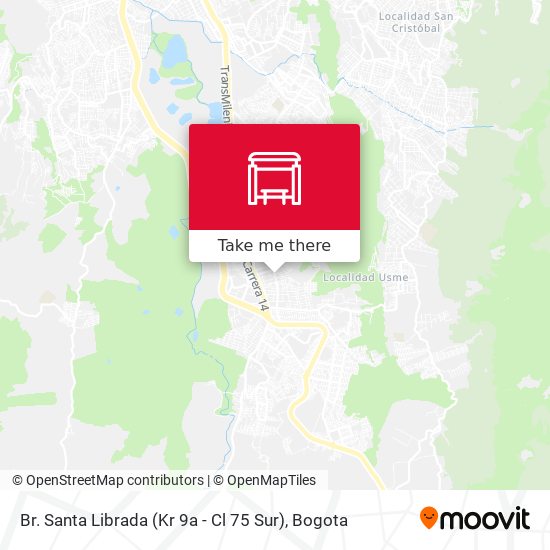 Br. Santa Librada (Kr 9a - Cl 75 Sur) map