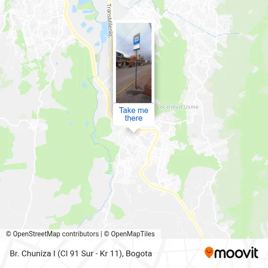 Br. Chuniza I (Cl 91 Sur - Kr 11) map