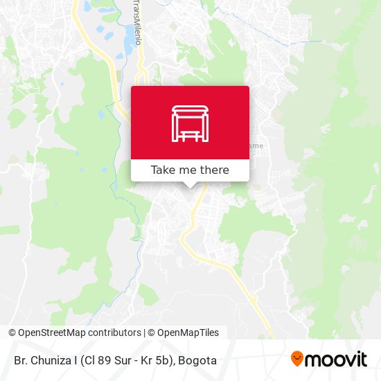 Br. Chuniza I (Cl 89 Sur - Kr 5b) map