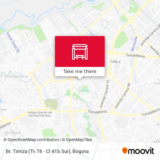 Br. Timiza (Tv 78 - Cl 41b Sur) map