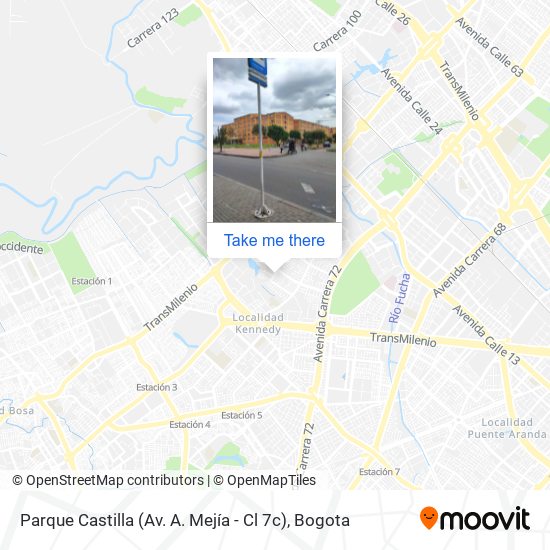 Parque Castilla (Av. A. Mejía - Cl 7c) map