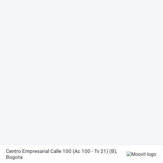 Centro Empresarial Calle 100 (Ac 100 - Tv 21) (B) map