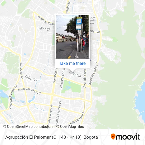Agrupación El Palomar (Cl 140 - Kr 13) map