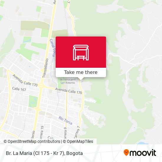 Mapa de Br. La Maria (Cl 175 - Kr 7)