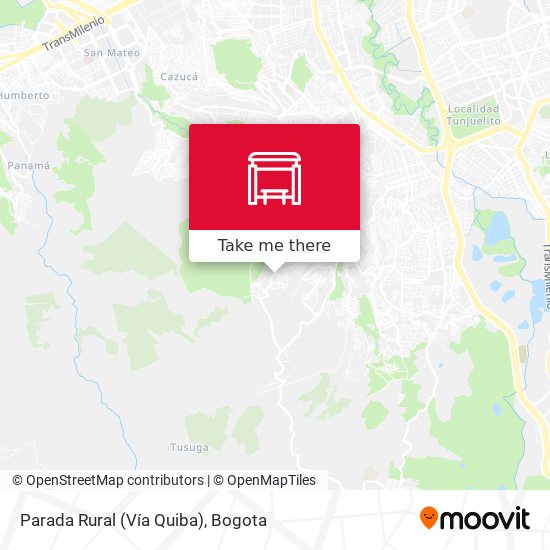 Parada Rural (Vía Quiba) map