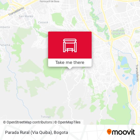 Parada Rural (Vía Quiba) map