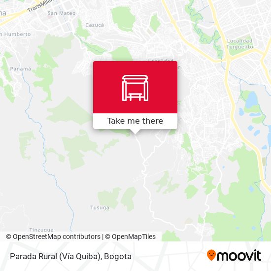 Parada Rural (Vía Quiba) map