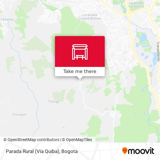 Parada Rural (Vía Quiba) map