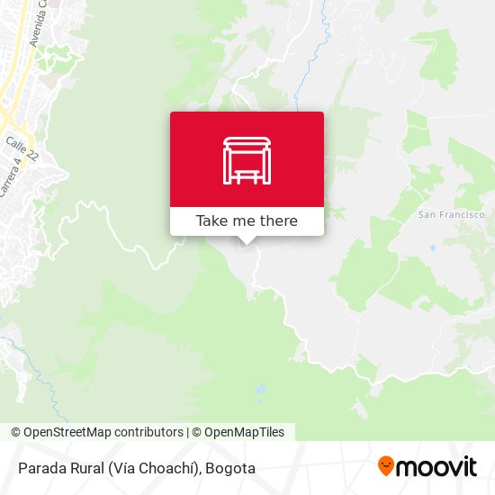 Parada Rural (Vía Choachí) map