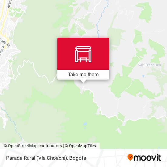 Parada Rural (Vía Choachí) map