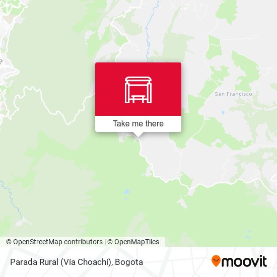 Parada Rural (Vía Choachí) map