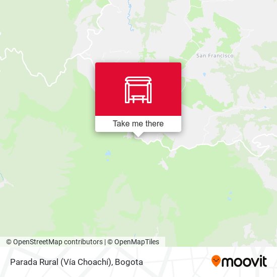 Parada Rural (Vía Choachí) map