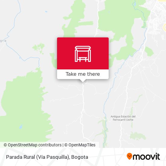 Mapa de Parada Rural (Vía Pasquilla)