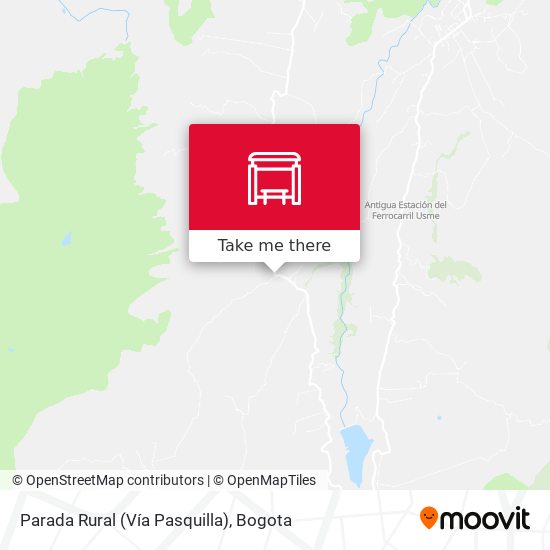 Mapa de Parada Rural (Vía Pasquilla)
