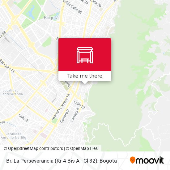 Mapa de Br. La Perseverancia (Kr 4 Bis A - Cl 32)