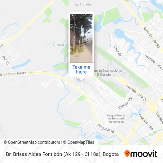 Br. Brisas Aldea Fontibón (Ak 129 - Cl 18a) map