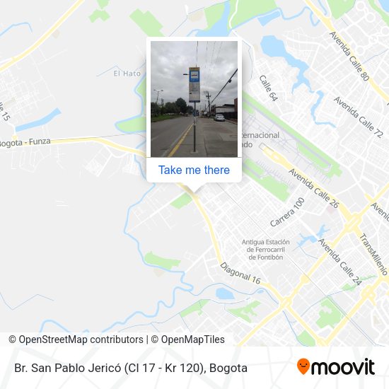 Mapa de Br. San Pablo Jericó (Cl 17 - Kr 120)