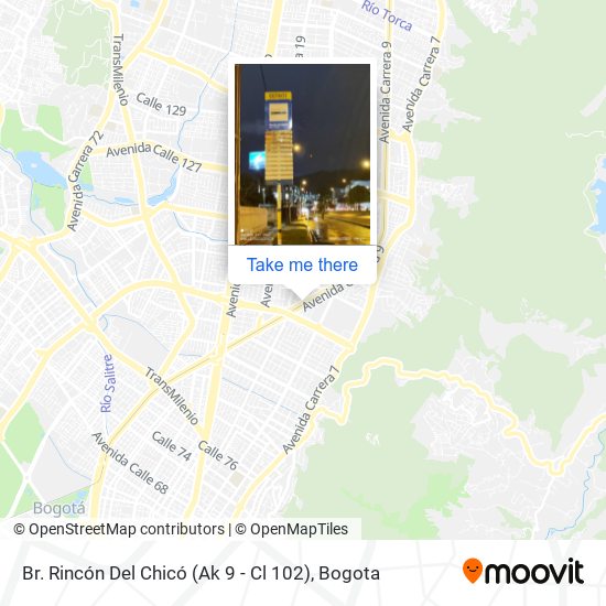Br. Rincón Del Chicó (Ak 9 - Cl 102) map