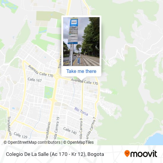 Mapa de Colegio De La Salle (Ac 170 - Kr 12)