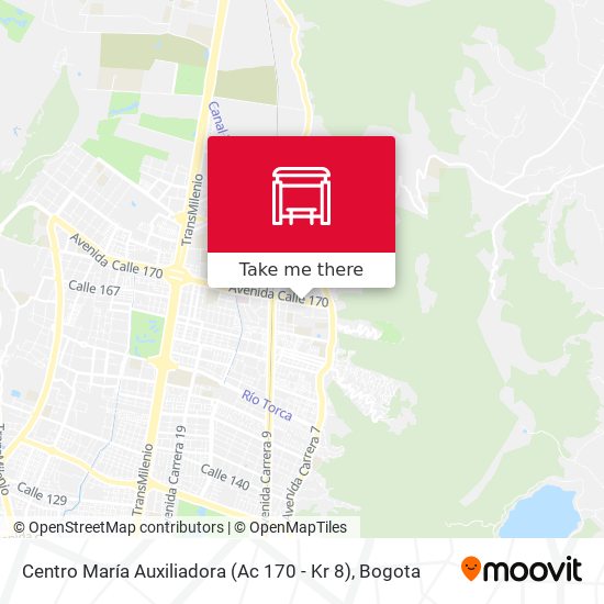 Centro María Auxiliadora (Ac 170 - Kr 8) map