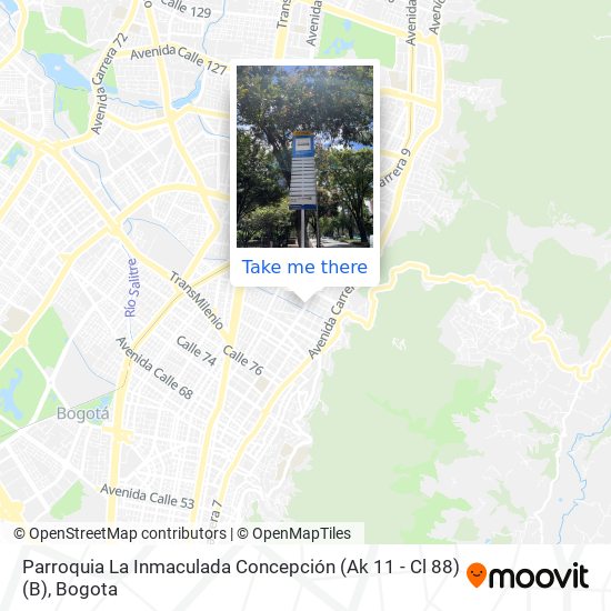 Parroquia La Inmaculada Concepción (Ak 11 - Cl 88) (B) map