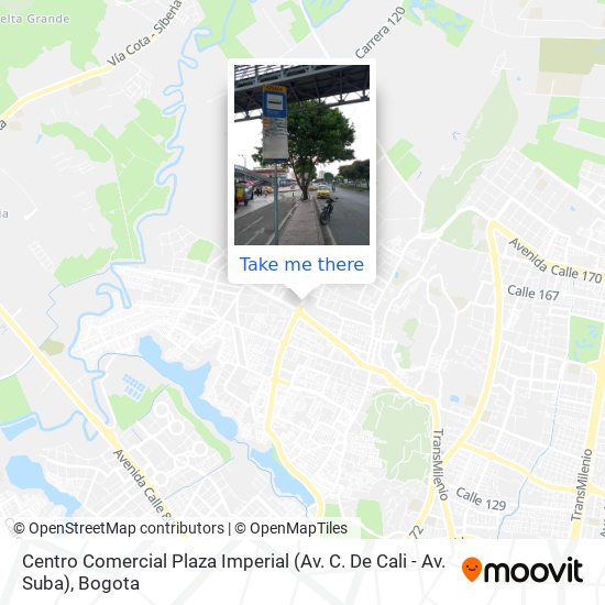 Centro Comercial Plaza Imperial (Av. C. De Cali - Av. Suba) map