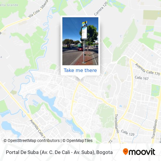 Portal De Suba (Av. C. De Cali - Av. Suba) map
