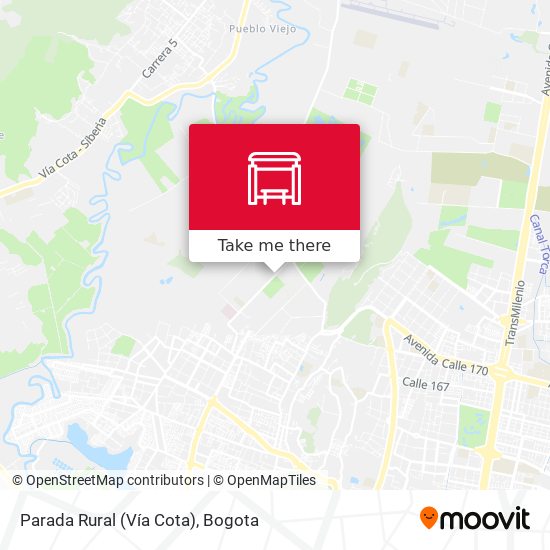 Parada Rural (Vía Cota) map
