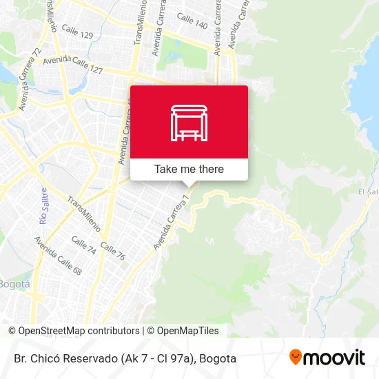 Br. Chicó Reservado (Ak 7 - Cl 97a) map