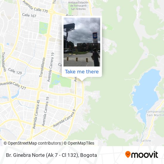 Br. Ginebra Norte (Ak 7 - Cl 132) map