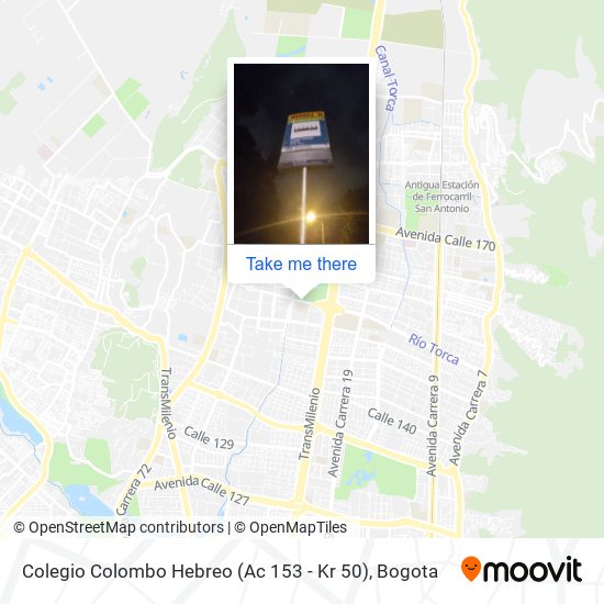 Colegio Colombo Hebreo (Ac 153 - Kr 50) map