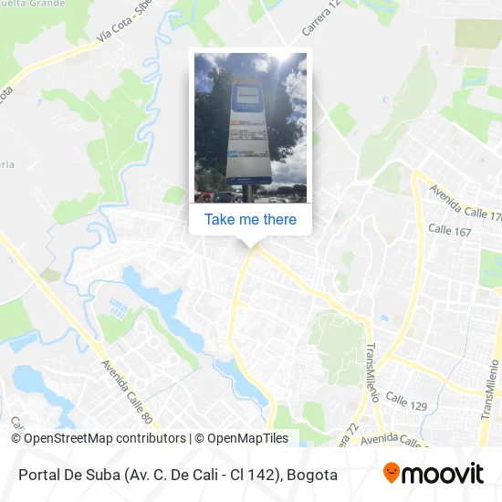 Mapa de Portal De Suba (Av. C. De Cali - Cl 142)