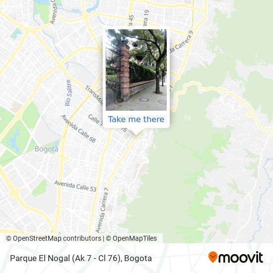 Parque El Nogal (Ak 7 - Cl 76) map