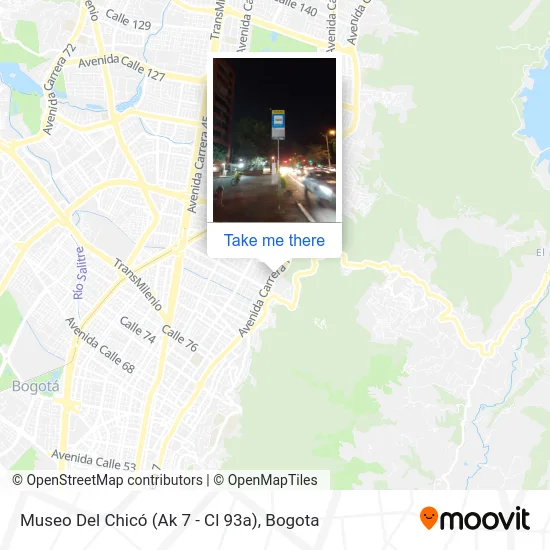 Museo Del Chicó (Ak 7 - Cl 93a) map