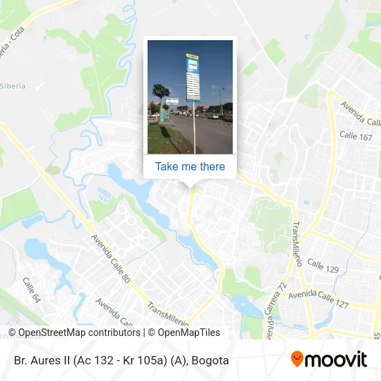 Mapa de Br. Aures II (Ac 132 - Kr 105a) (A)