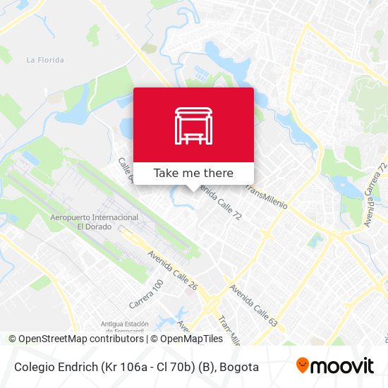 Colegio Endrich (Kr 106a - Cl 70b) (B) map