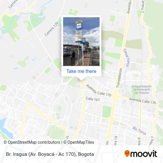 Br. Iragua (Av. Boyacá - Ac 170) map