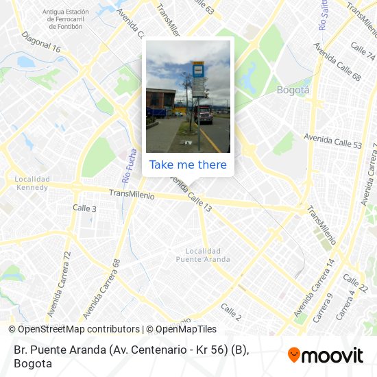 Br. Puente Aranda (Av. Centenario - Kr 56) (B) map