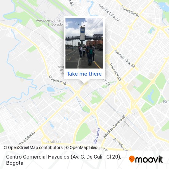 Centro Comercial Hayuelos (Av. C. De Cali - Cl 20) map