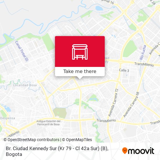 Br. Ciudad Kennedy Sur (Kr 79 - Cl 42a Sur) (B) map