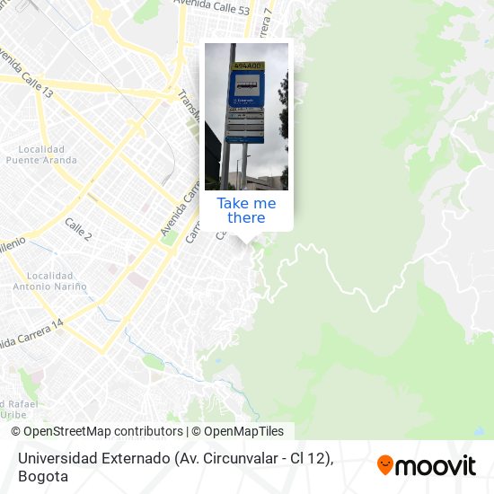 Universidad Externado (Av. Circunvalar - Cl 12) map