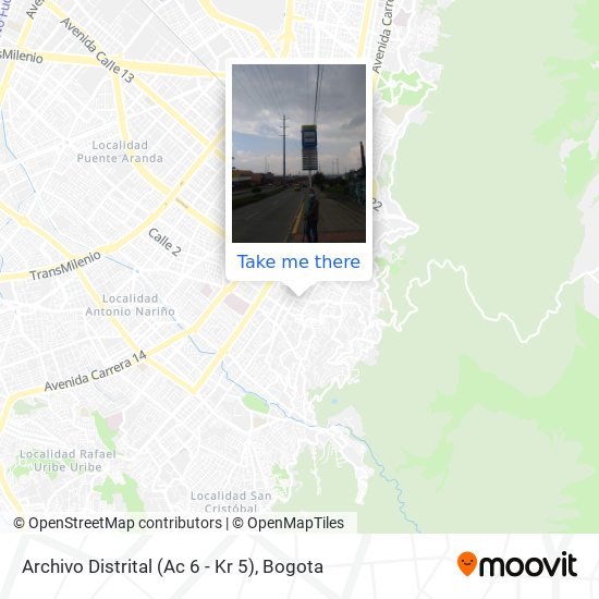 Archivo Distrital (Ac 6 - Kr 5) map