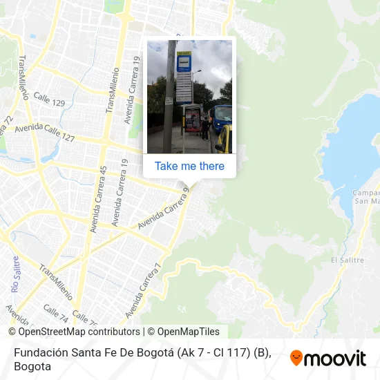 Fundación Santa Fe De Bogotá (Ak 7 - Cl 117) (B) map
