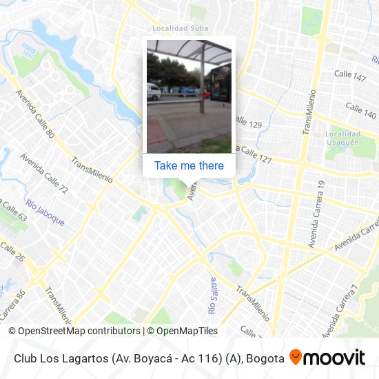 Club Los Lagartos (Av. Boyacá - Ac 116) (A) map