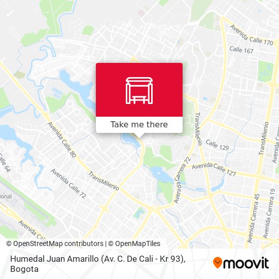 Humedal Juan Amarillo (Av. C. De Cali - Kr 93) map